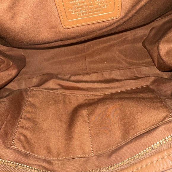Coach Tan Leather Satchel - Picture 9 of 10